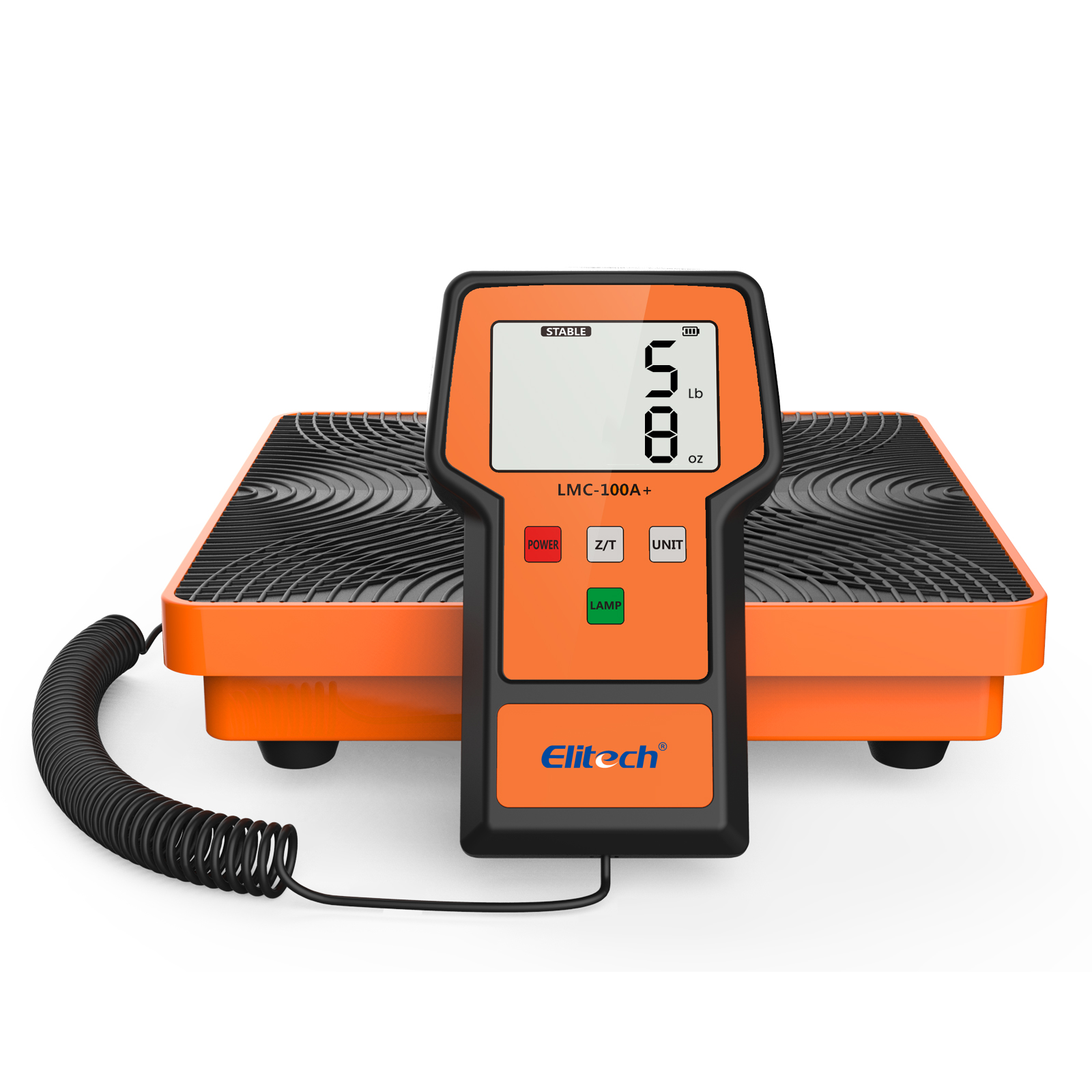 精創LMC-100A+冷媒秤 220磅帶外殼，HVAC 電子數字氟利昂回收秤